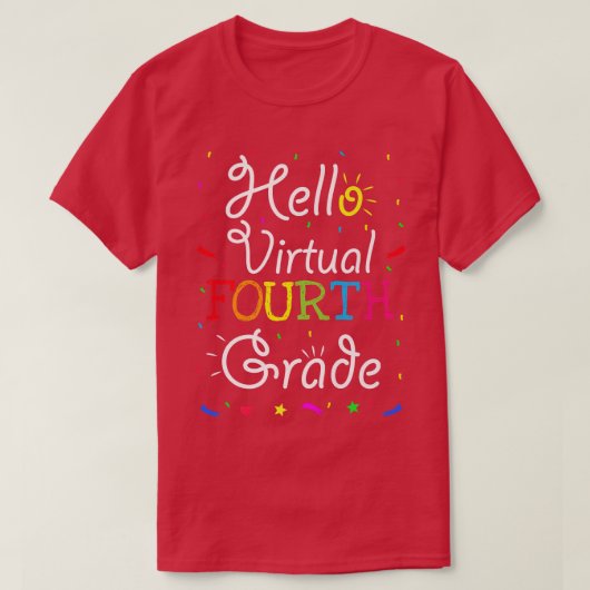 Hello Virtual Four Grade Virtual 4Grade Back Tシャツ (デザイン正面)