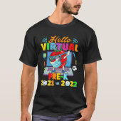 Hello Virtual Pre-K 2021-2022 Apple新学期 Tシャツ (正面)