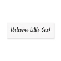 Hello/Welcome Little One Mini名刺