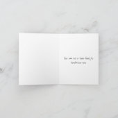 Hello Wiener Dog Greeting Card カード (内部)