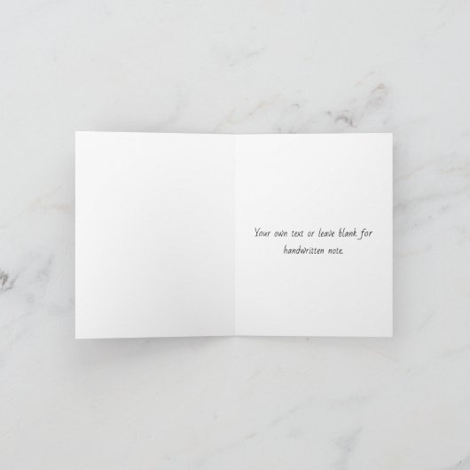 Hello Wiener Dog Greeting Card カード (内部)