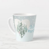 Hello Winter カフェラテマグ (左アングル)