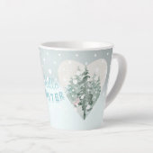 Hello Winter カフェラテマグ (右アングル)