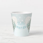 Hello Winter カフェラテマグ (正面)