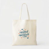 Hello Winter トートバッグ (正面)