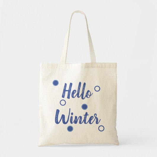 Hello Winter トートバッグ (正面)