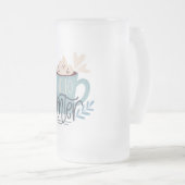 Hello Winter フロストグラスビールジョッキ (正面右)