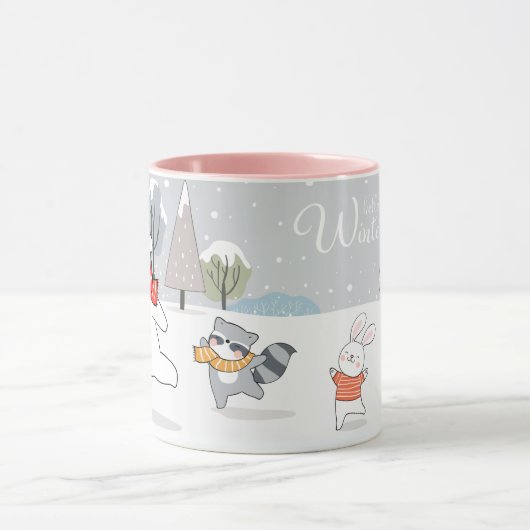 Hello Winter マグカップ (中央)