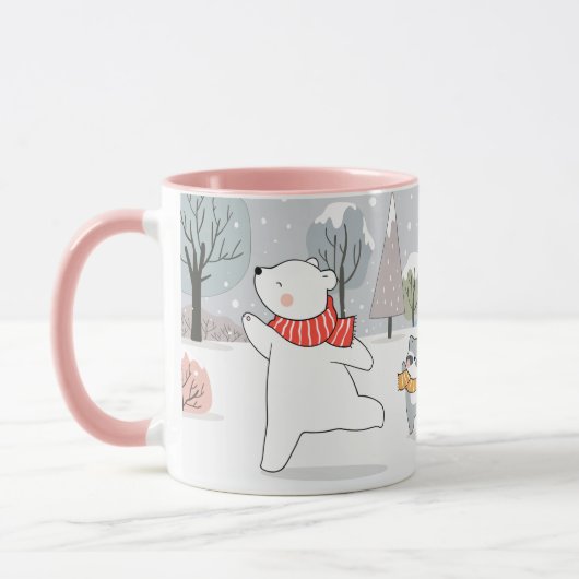 Hello Winter マグカップ (左)