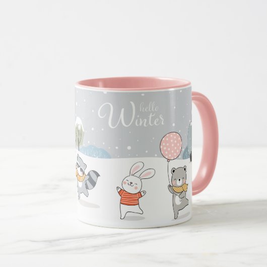 Hello Winter マグカップ (正面右)