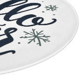 Hello Winter Christmas Snowflake Winter Season カッティングボード (角)