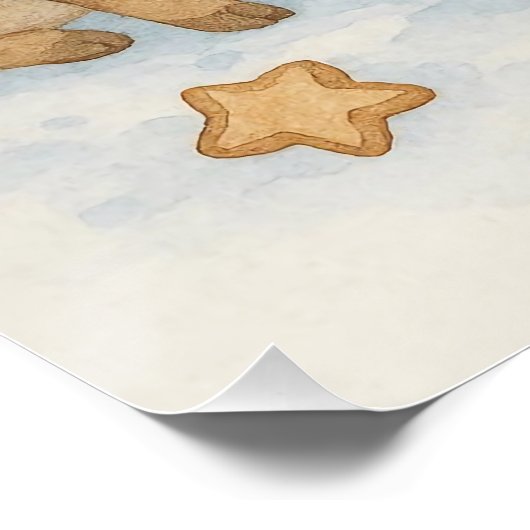 Hello Winter.Cozy Reindeer, Hot Cocoa, Gingerbread ポスター (コーナー)