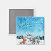 Hello Winter Magnet マグネット (正面/裏面)