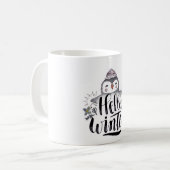 Hello Winter Penguin Mug コーヒーマグカップ (正面左)