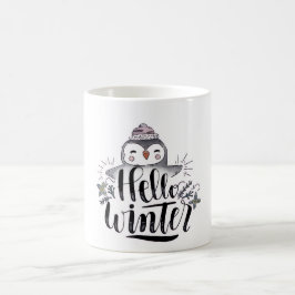 Hello Winter Penguin Mug コーヒーマグカップ