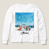 Hello Winter Personalized long sleeves (デザイン正面)