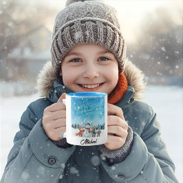 Hello Winter Personalized Mug マグカップ