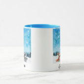 Hello Winter Personalized Mug マグカップ (中央)