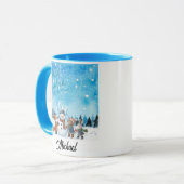 Hello Winter Personalized Mug マグカップ (正面左)