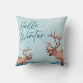 Hello Winter Pillow クッション (裏面)