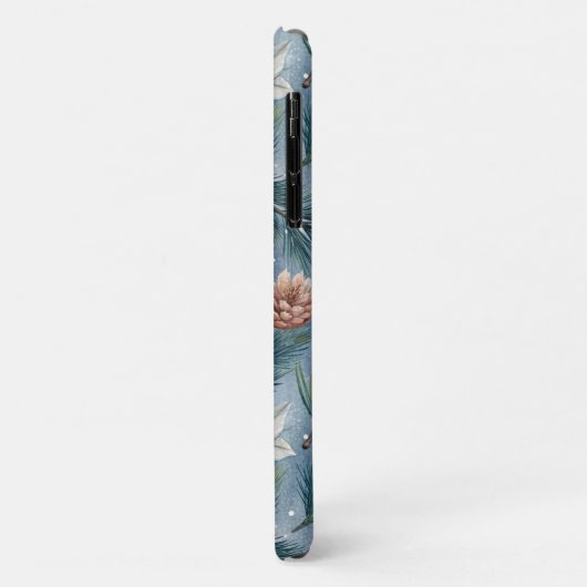 Hello Winter Pines & Flowers Case-Mate iPhoneケース (裏面/左)