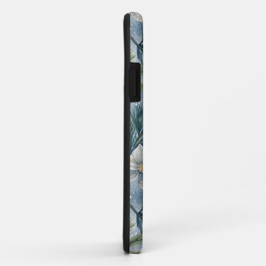 Hello Winter Pines & Flowers Case-Mate iPhoneケース (裏面/右)