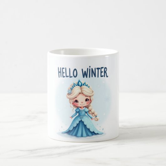 Hello Winter Princess Mug コーヒーマグカップ (中央)