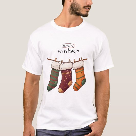 Hello Winter Tシャツ (正面)