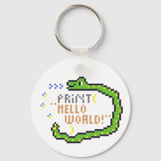 hello word en python! キーホルダー