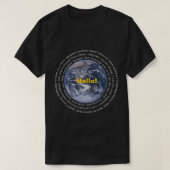 Hello Word in 違う Languages ESL先生Stu Tシャツ (デザイン正面)