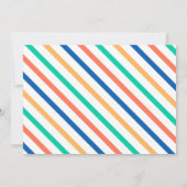 Hello Worldカラフル紙吹雪誕生発表 案内状 (裏面)