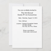 Hello Worldギークグリーティング 招待状 (裏面)