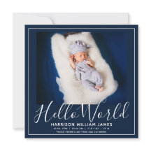 Hello Worldフォトベビー発表