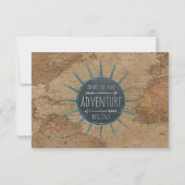 Hello Worldベビーフォトカード サンキューカード (裏面)