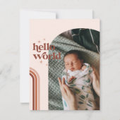Hello World | レトロ・ボヘミアン お誕生お知らせ (正面)