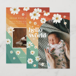 Hello World | レトロ・ボヘミアン・バース・アナウンスメント