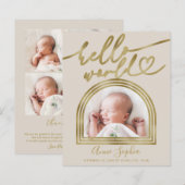 Hello World Arch Frame予算誕生のお知らせ (正面/裏面)