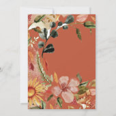 Hello World Autumnフローラ写真誕生のお知らせ 案内状 (裏面)