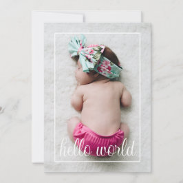 Hello World Birthの発表 セーブザデート