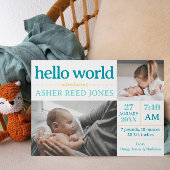 Hello World Birthの発表 案内状
