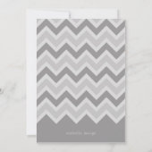 Hello World Birth Announcement//グレー 案内状 (裏面)