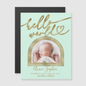 Hello World Chic Arch Frame誕生のお知らせ (正面/裏面)