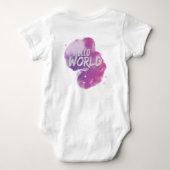 Hello World Mystic Teddy ベビーボディスーツ (裏面)