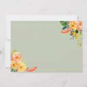 Hello World Overlay withフローラデコールベビー誕生 案内状 (裏面)