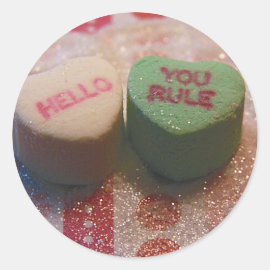 Hello You Rule ラウンドシール (正面)