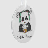 #HelloPandaAcrylicOrnament オーナメント (正面)