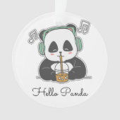 #HelloPandaAcrylicOrnament オーナメント (正面)