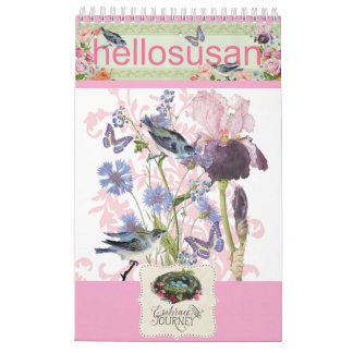 hellosusan Designs 12 Month Calendar 2026 カレンダー
