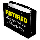 Hellow退職したな年金(暗い) ラージペーパーバッグ (裏面アングル)