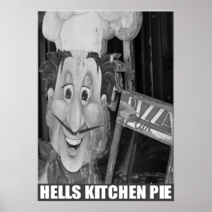 "Hell's Kitchen Pie" by Urban59 Studio ポスター